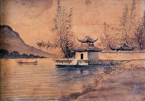李叔同《西湖》背景,李叔同笔下的诗意画卷